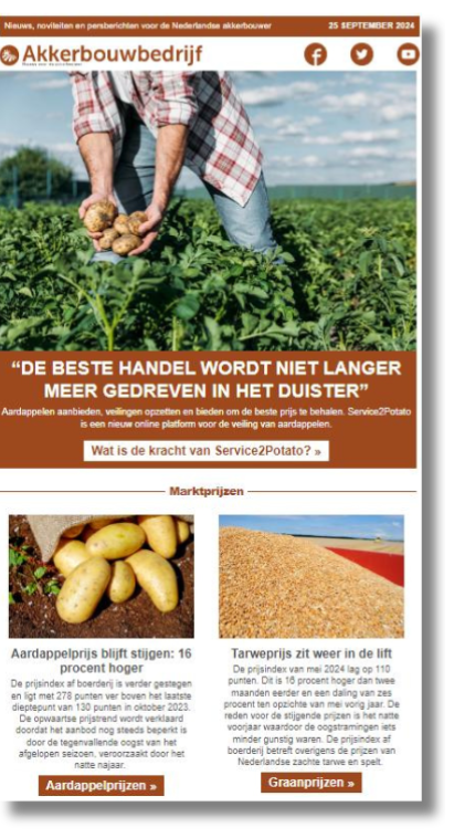 Akkerbouwbedrijf-advertise-sample-newsletter