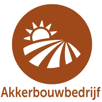 Logo Akkerbouwbedrijf met onderschrift