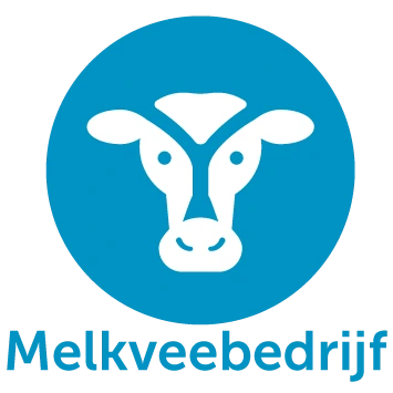 Logo Melkveebedrijf met onderschrift