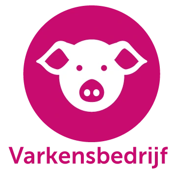 Logo Varkensbedrijf met onderschrift