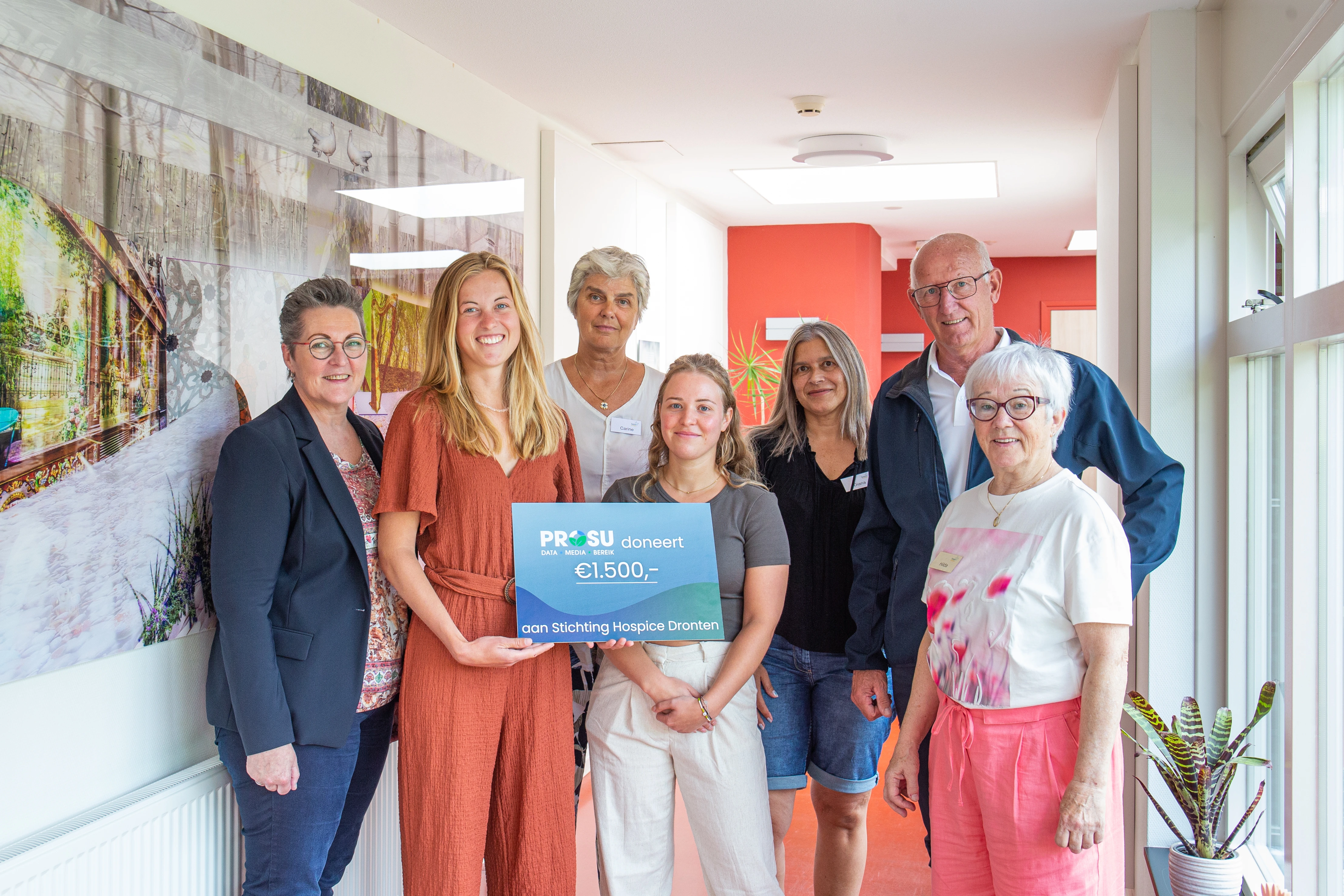 Prosu steunt Stichting Hospice Dronten